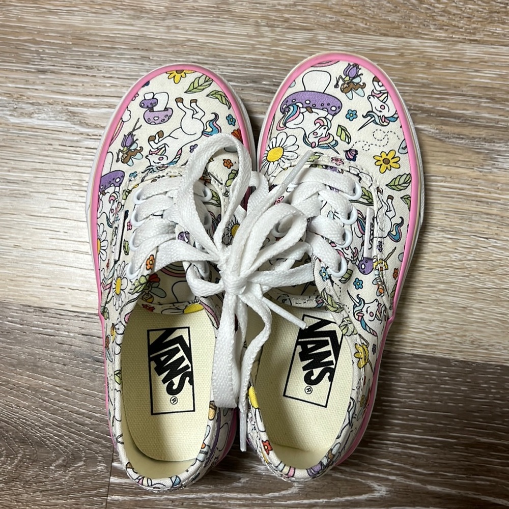 Vans Authentic Skate Shoe - Toddler (size 11) - Fairy Tales